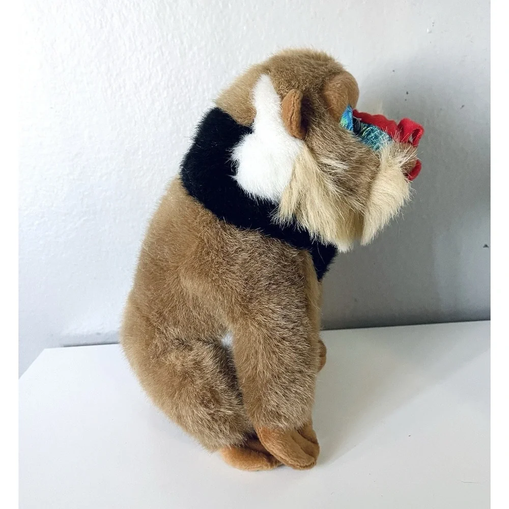 Vintage Rare Tony Toys Monkey Mandrill Soft Plush Stuffed‎ Animal
